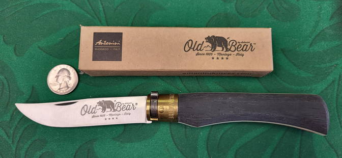 Old Bear Pocket Knife: Old Bear Pocket Knife by Antonini in original box