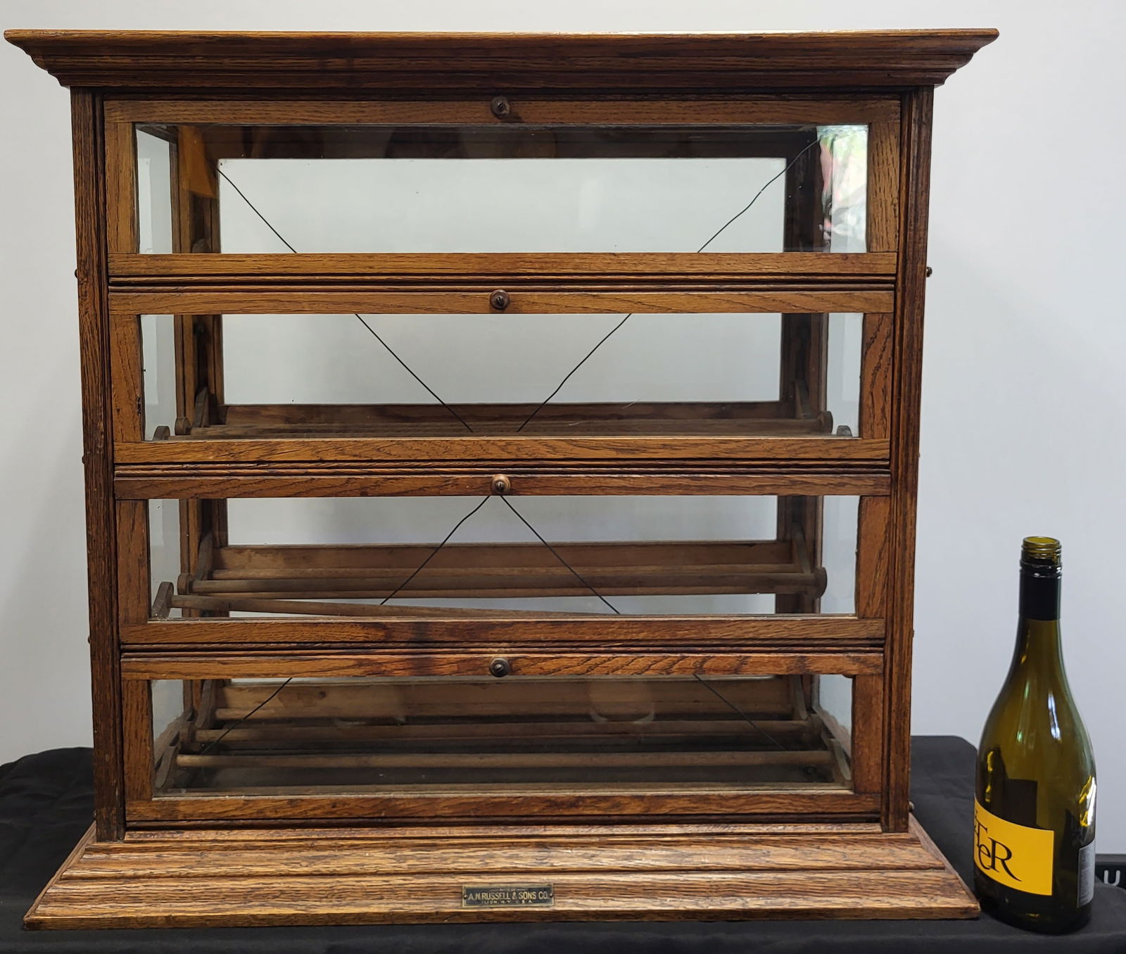 Antique  American Spool Cabinet (1 of 4)