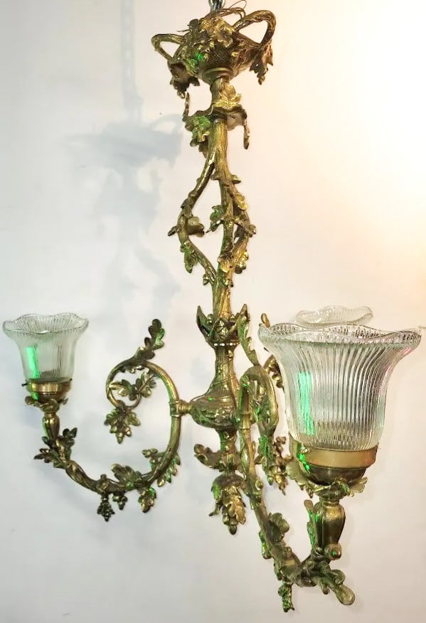 Bronze Victorian Chandelier (1 of 4)