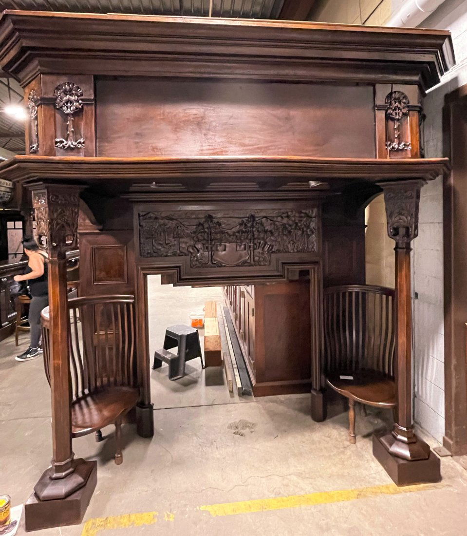 Monumental Chateau Fire Place Mantel (1 of 4)