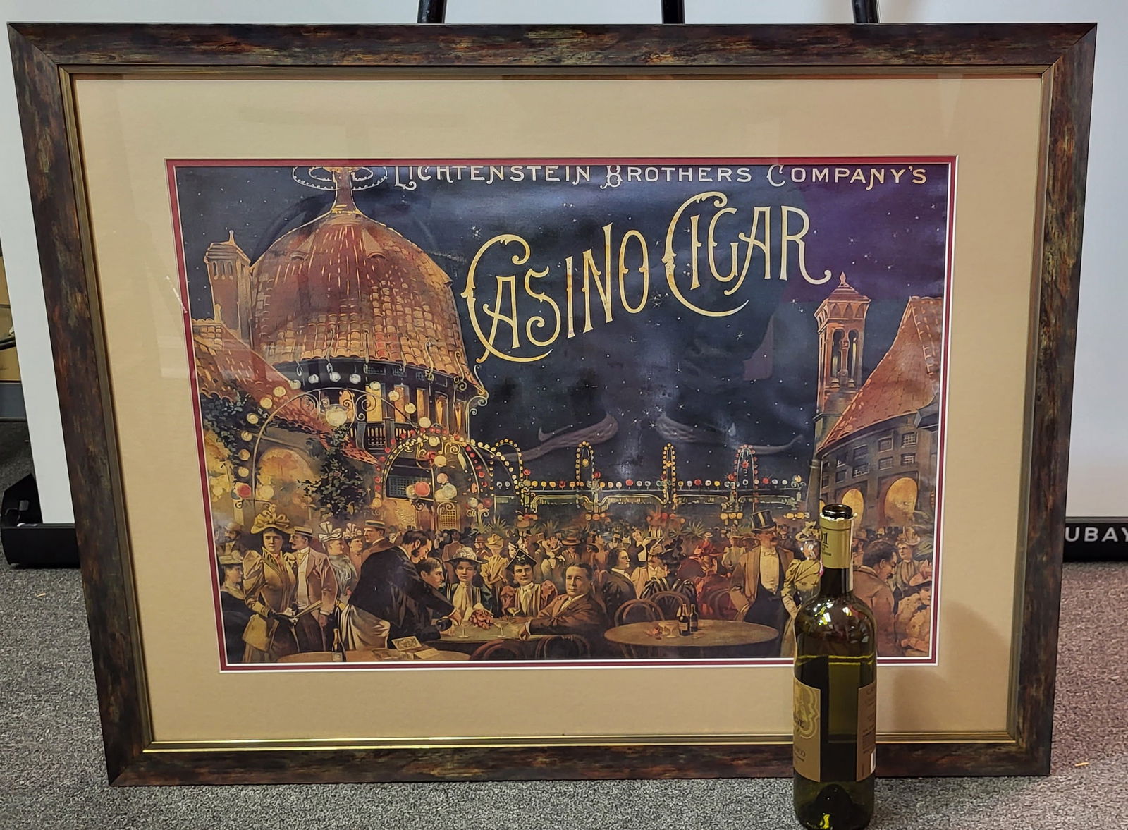 Casino Cigar Framed Picture (1 of 3)