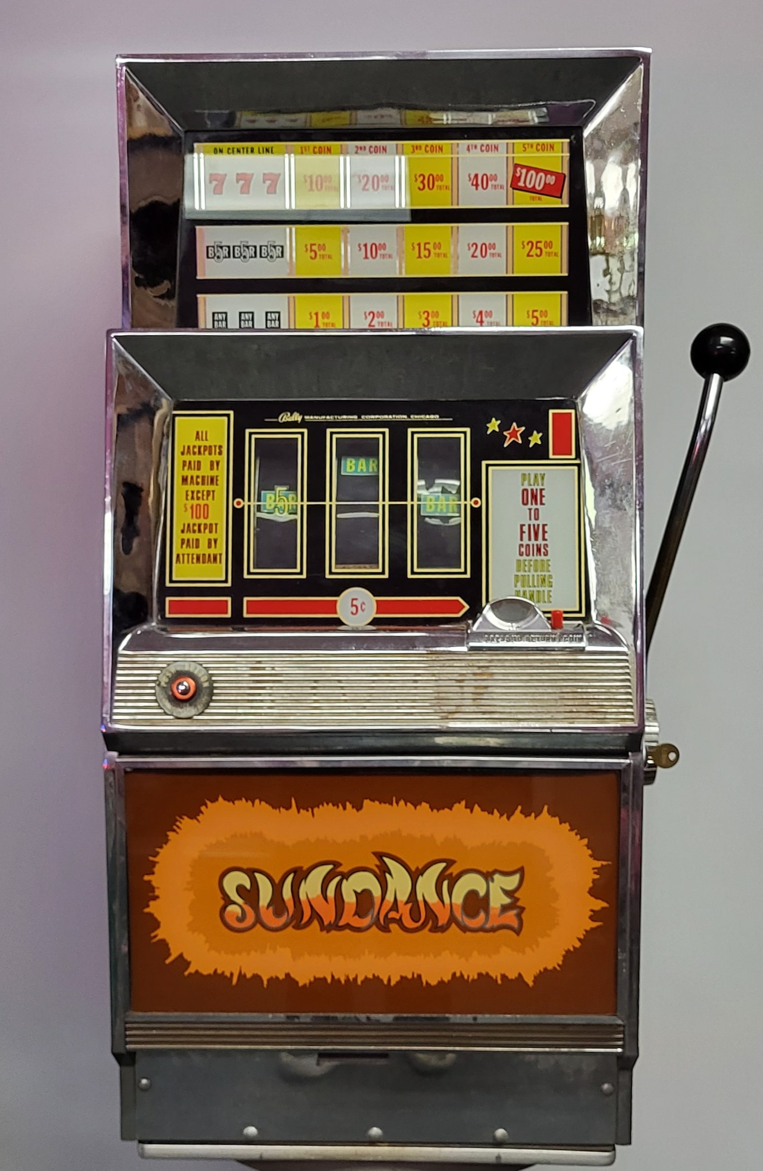 Bally's Electronic Five Cent Slot Machine (1 of 7)