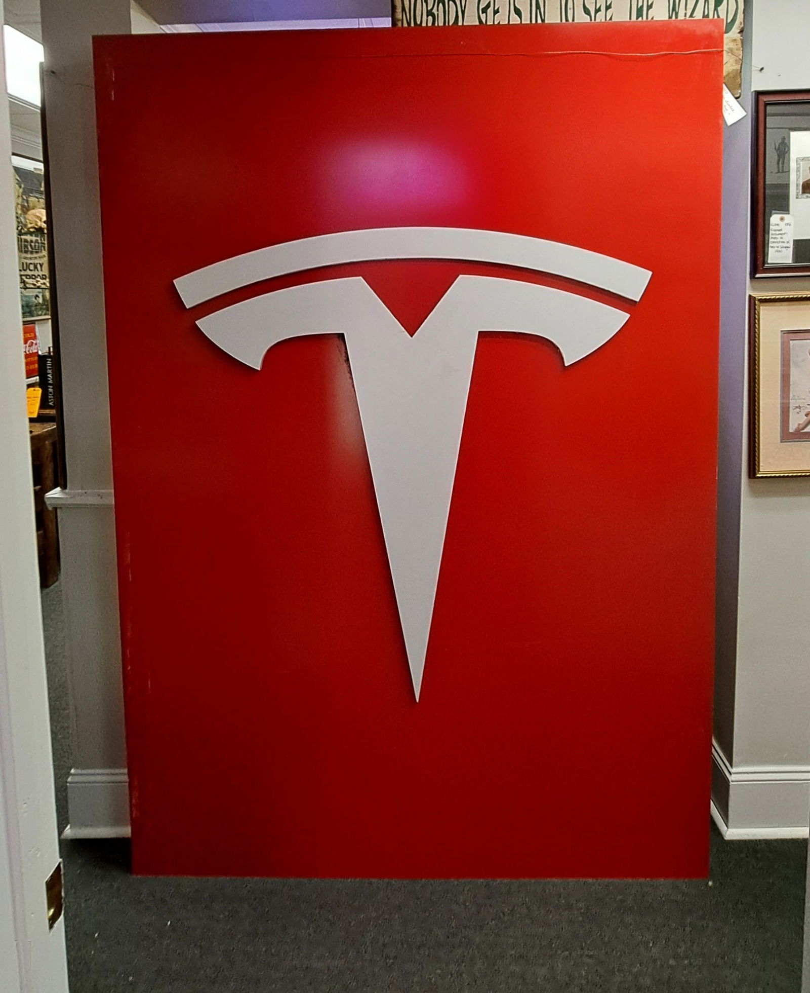 Large Tesla Dealership outdoor sign (1 of 4)