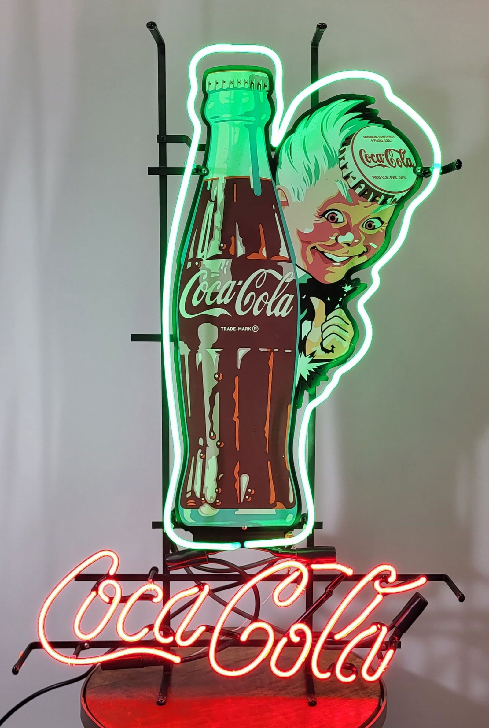 Ice Cold Coke Bottle in Neon (1 of 4)