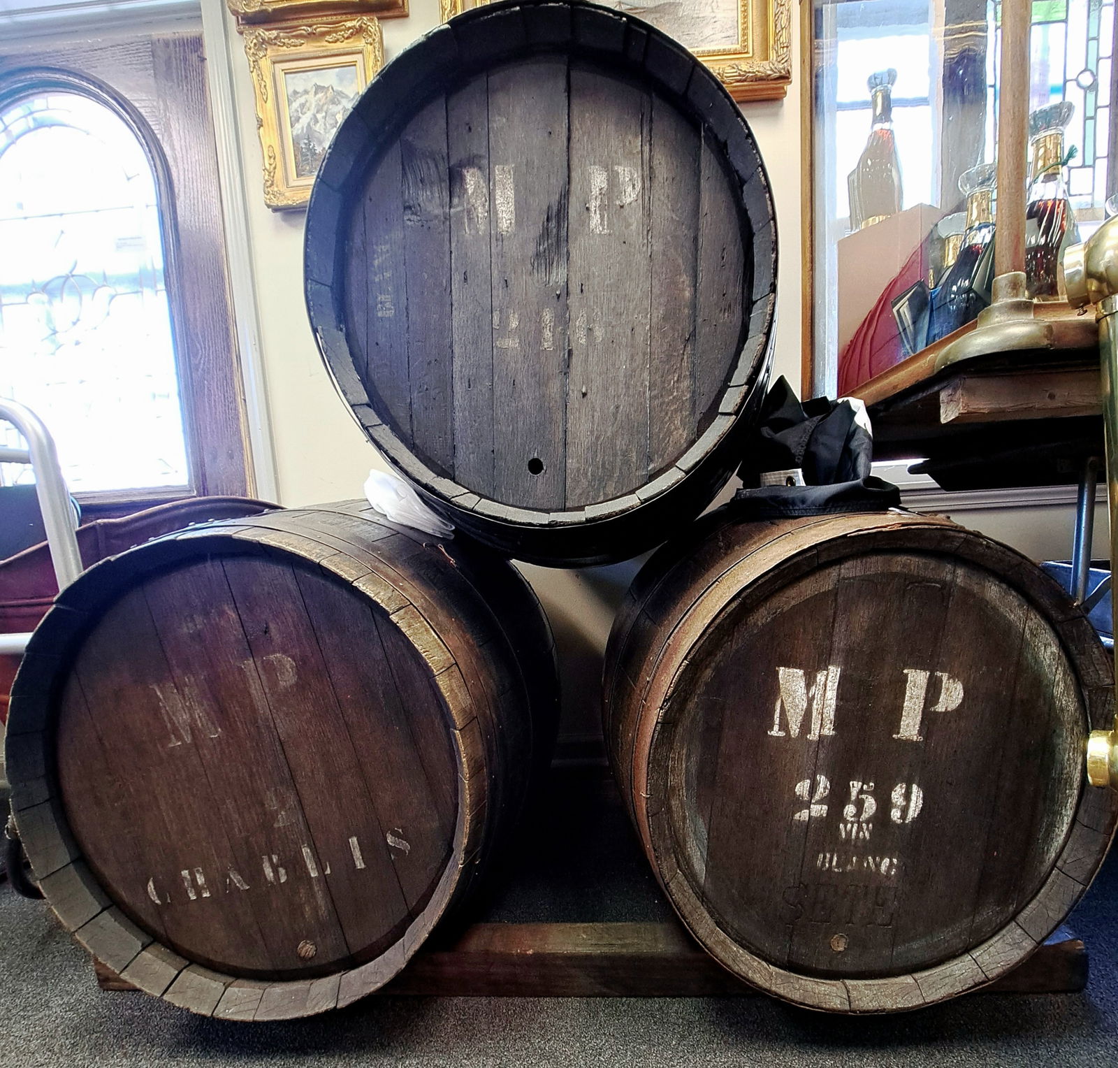 Three Vintage French Oak Aging Kegs (1 of 4)