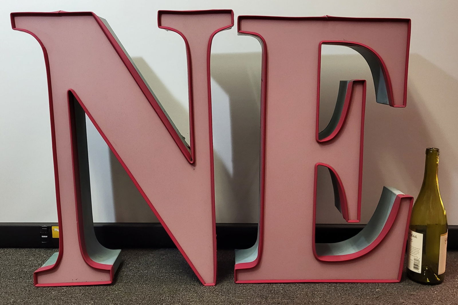 Two Large Display Letters 'N' and 'E' (1 of 3)