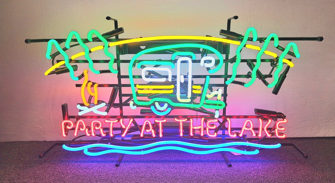 'Party At The Lake' neon (1 of 5)