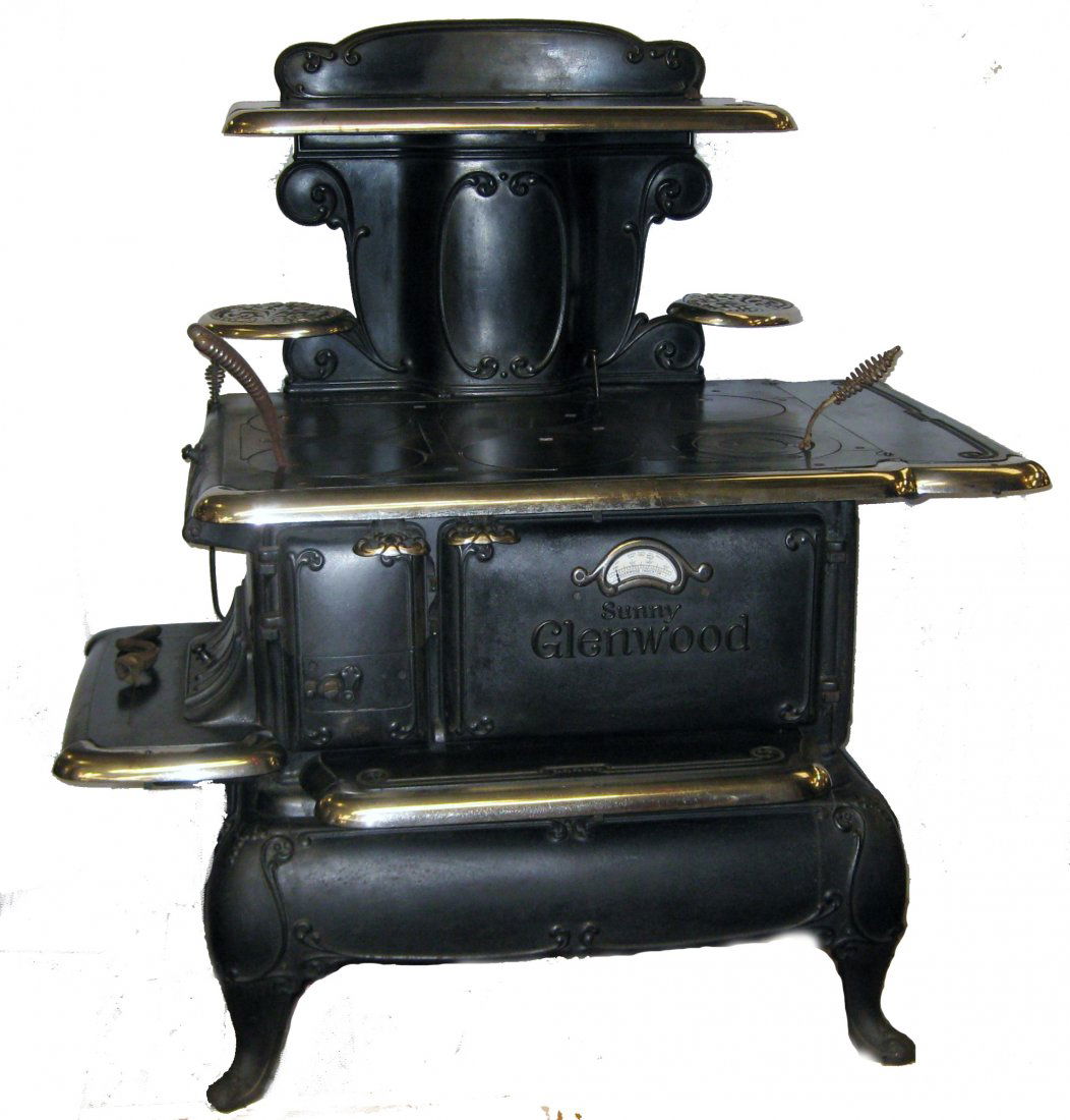 429 Superior Glenwood Iron Stove with Chrome 408 Sep 29, 2012 Red Baron Antiques in GA