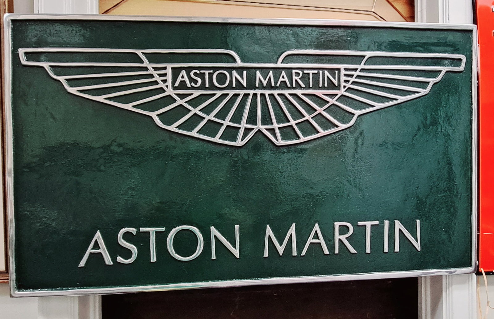 Aston Martin Building Plaque (1 of 1)