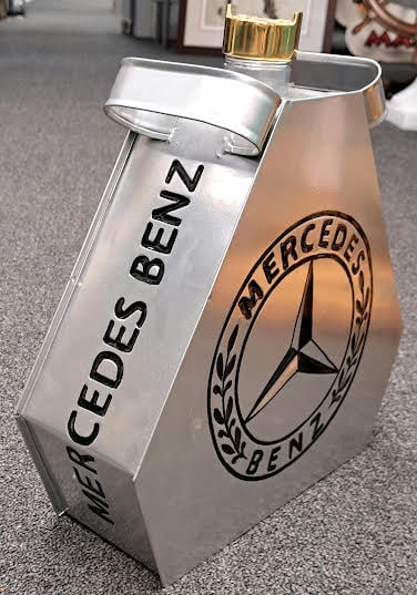 Mercedes Benz Triangle Shape Oil Can (1 of 2)