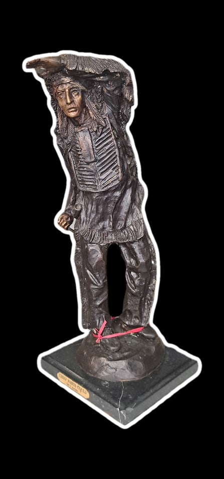 C.Kauba Indian Sculpture Chief White Cloud (1 of 2)