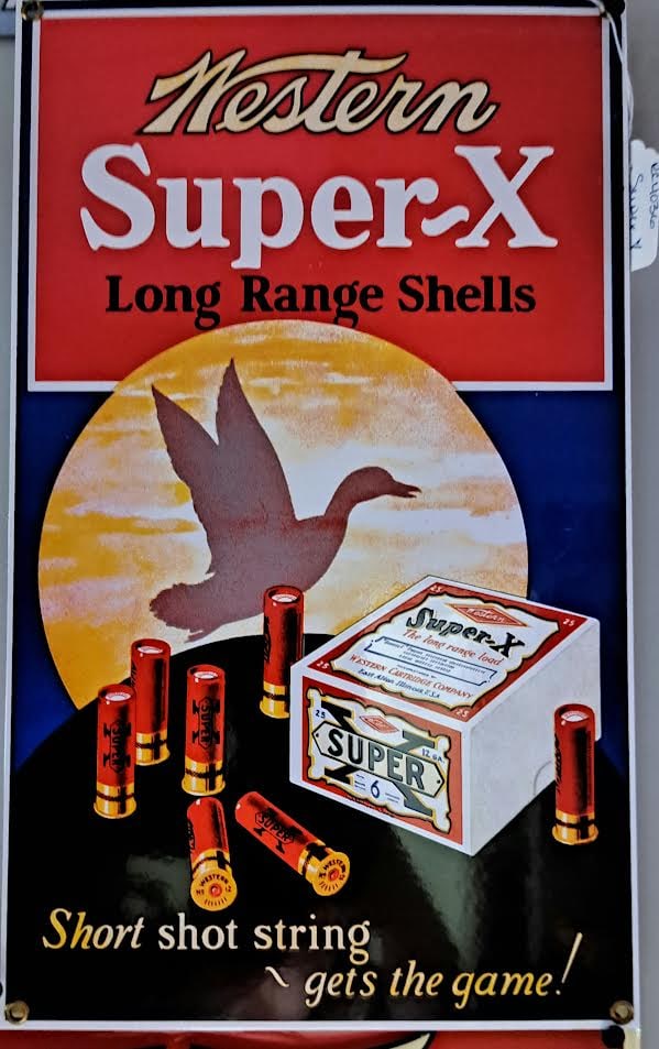 Super X Porcelain Sign (1 of 1)