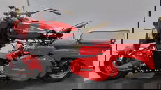 1960s Red Cushman Silver eagle