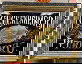 Original Reverse on Glass Pub Mirror Guckenheimer