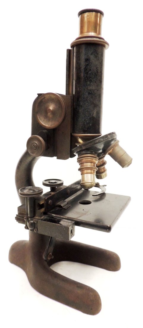 Bausch & Lomb microscope: 6.25"l x 6"w x 12.5"h