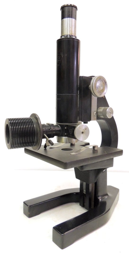Bausch & Lomb projecting microscope #302926: 14"h x 5.5"w x 10"l