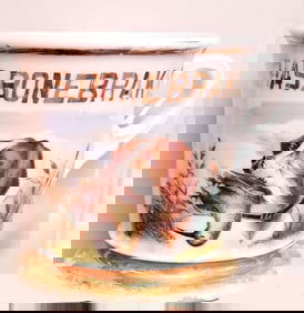 English Barber Shop Shaving Mug