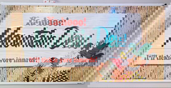 Mt. Dew Tin Advertisement