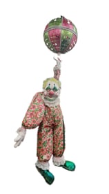 Mechanical Advertisement Clown With Balloon