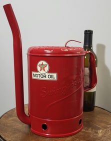 Red Texaco Swing Spout Oil Can