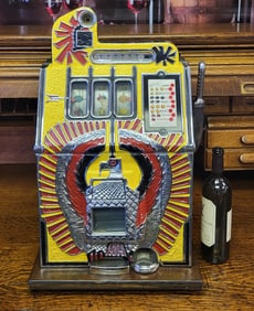 Restored Mills War Eagle Slot Machine