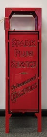 A Restored Champion Spark Plug Display Stand