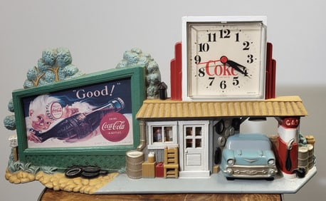 Coke-Cola Mechanics Shop Wall Clock