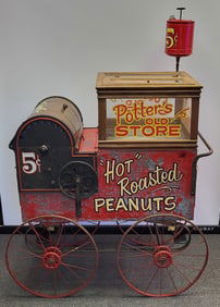 Potter's peanut roasting cart Circa 1880
