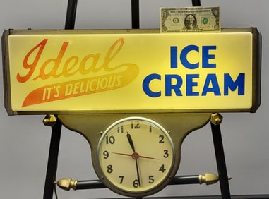 Ideal Ice Cream Light up Clock