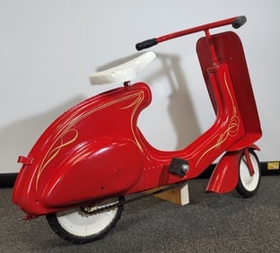 Vintage Restored Garton Super Sonda Pedal Scooter