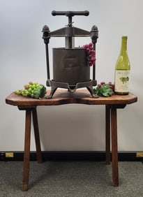 Small Table Top Mounted Grape Press