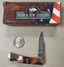 Bear & Son NOS One Blade Pocket Knife