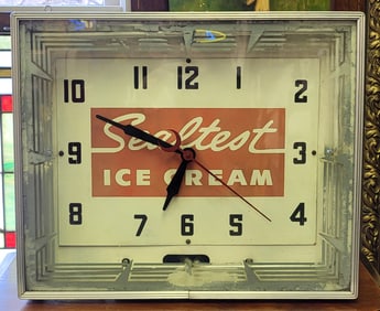Vintage Sealtest Ice Cream Wall Clock