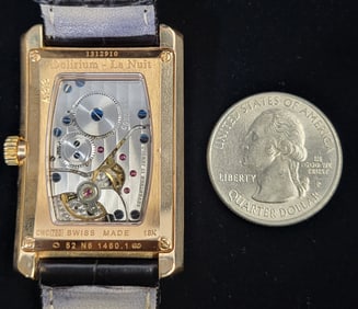 Limited Edition Mens Concord Luxury 18k Rose Gold Concord Watch