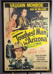 Toughest Man In Arizona Framed Movie Poster