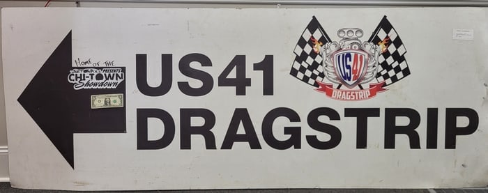 US 41 Drag Strip Sign