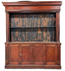 Original Brunswick liquor cabinet in mahogany