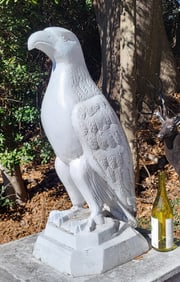 Standing Bald Eagle Cast Aluminum