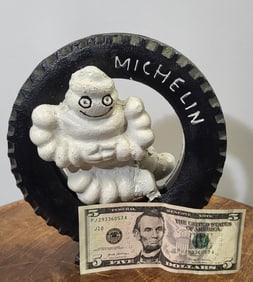 Bibendum The Michelin Man Standing Advertisement