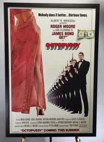 James Bond Octopussy Framed Movie Poster