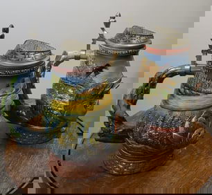 A Set Of 2 Record Caught Fish Steins