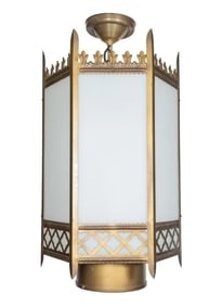 Large Gothic Pendant Lantern