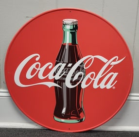 Coca-Cola sign with Bottle 24"