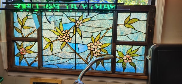 Antique American 3rd Street Studios Transom Window