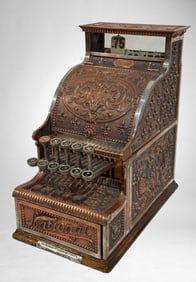 National No. 211 Brass Cash Register