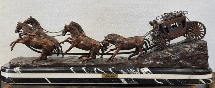 Stagecoach By Charles Russell