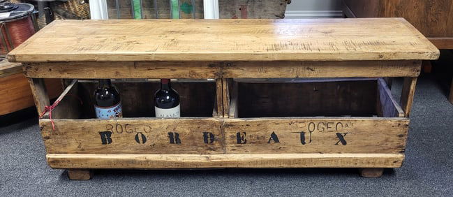 French Wine Storage / Bench