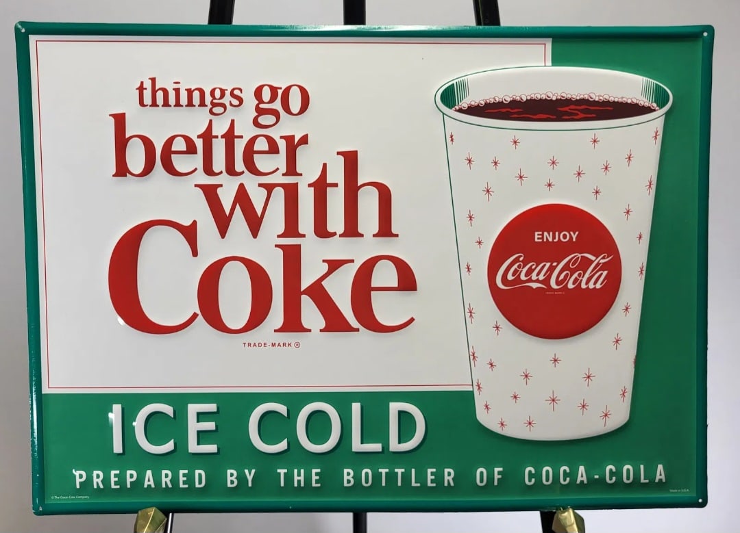 Coca-Cola Fountain Drinks Sign (1 of 1)