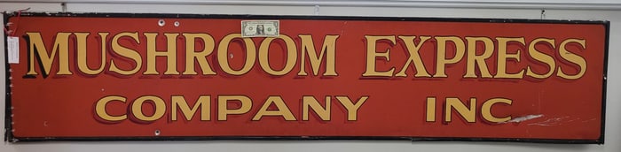 Mushroom Express Company Building Sign