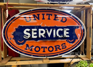 United Service Motors Neon Sign